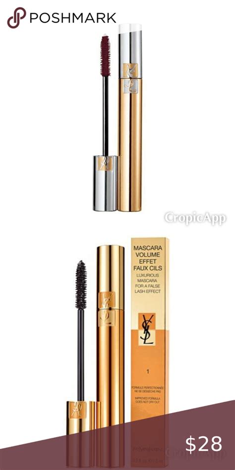 ysl burgundy mascara|ysl false lash effect mascara.